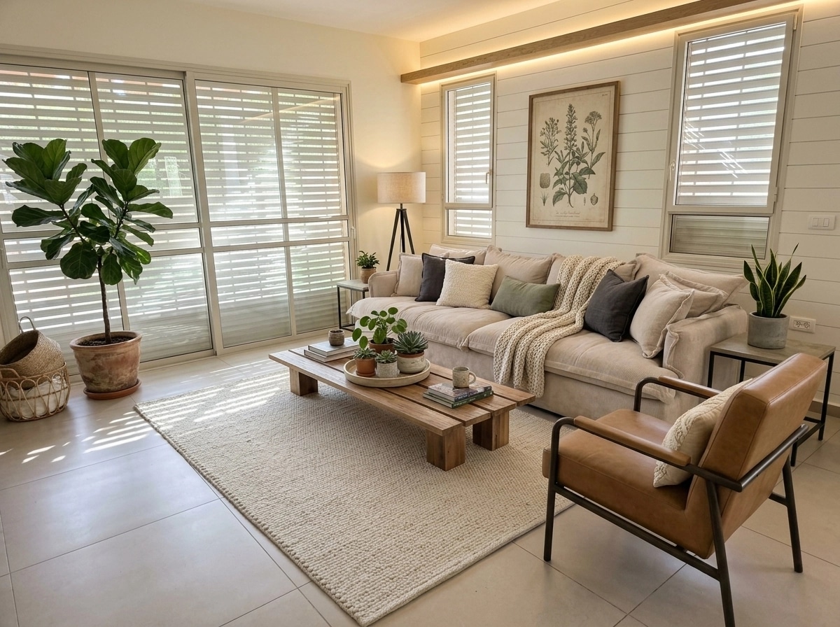 Modern Farmhouse Living Room design — interior photo by GenRoom AI