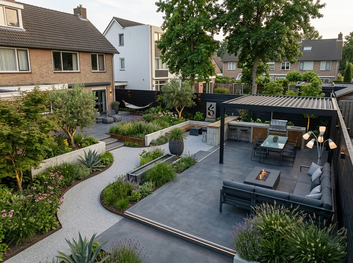 Contemporary Yard Yard design — yard photo by GenRoom AI