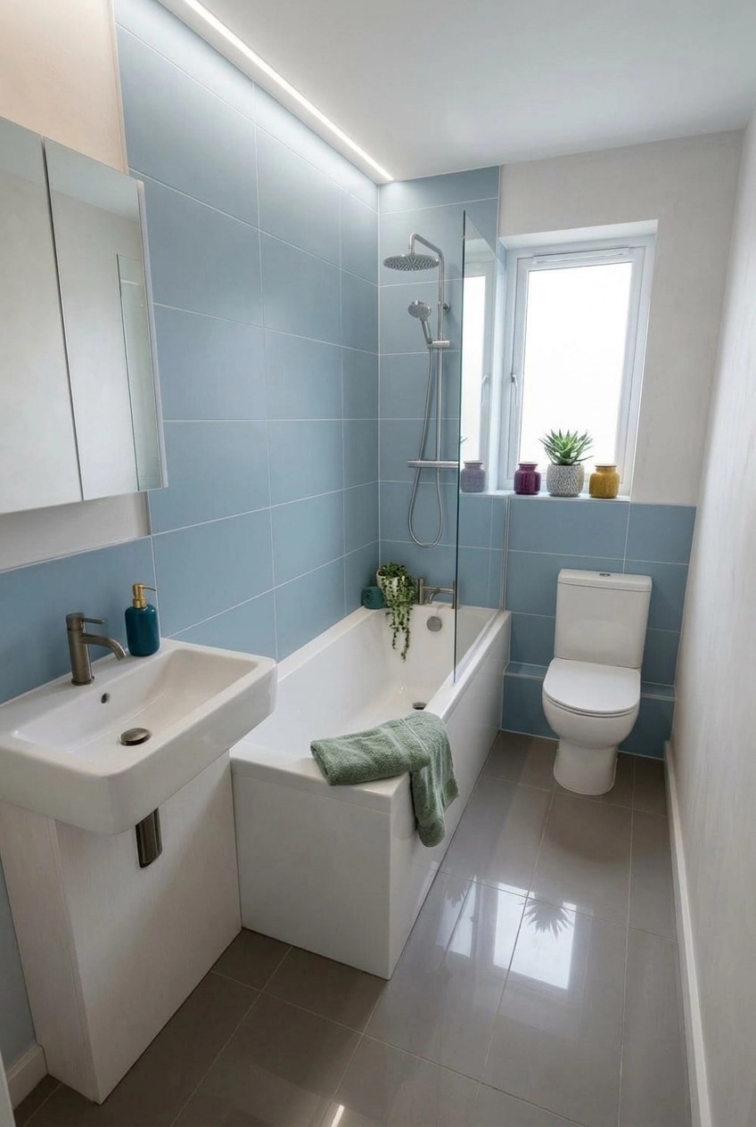 Minimalism Bathroom design — interior photo by GenRoom AI