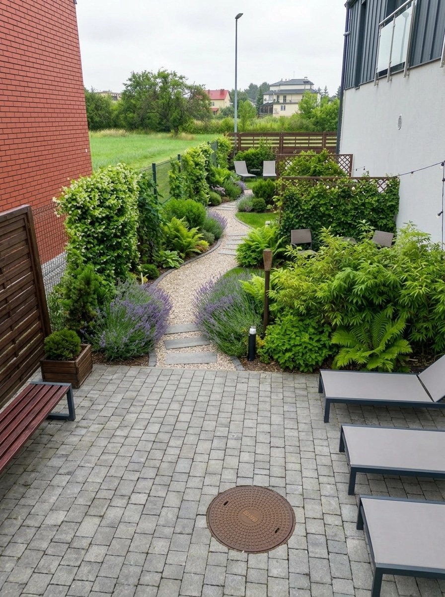 Yard design in no_style style — photo by GenRoom AI