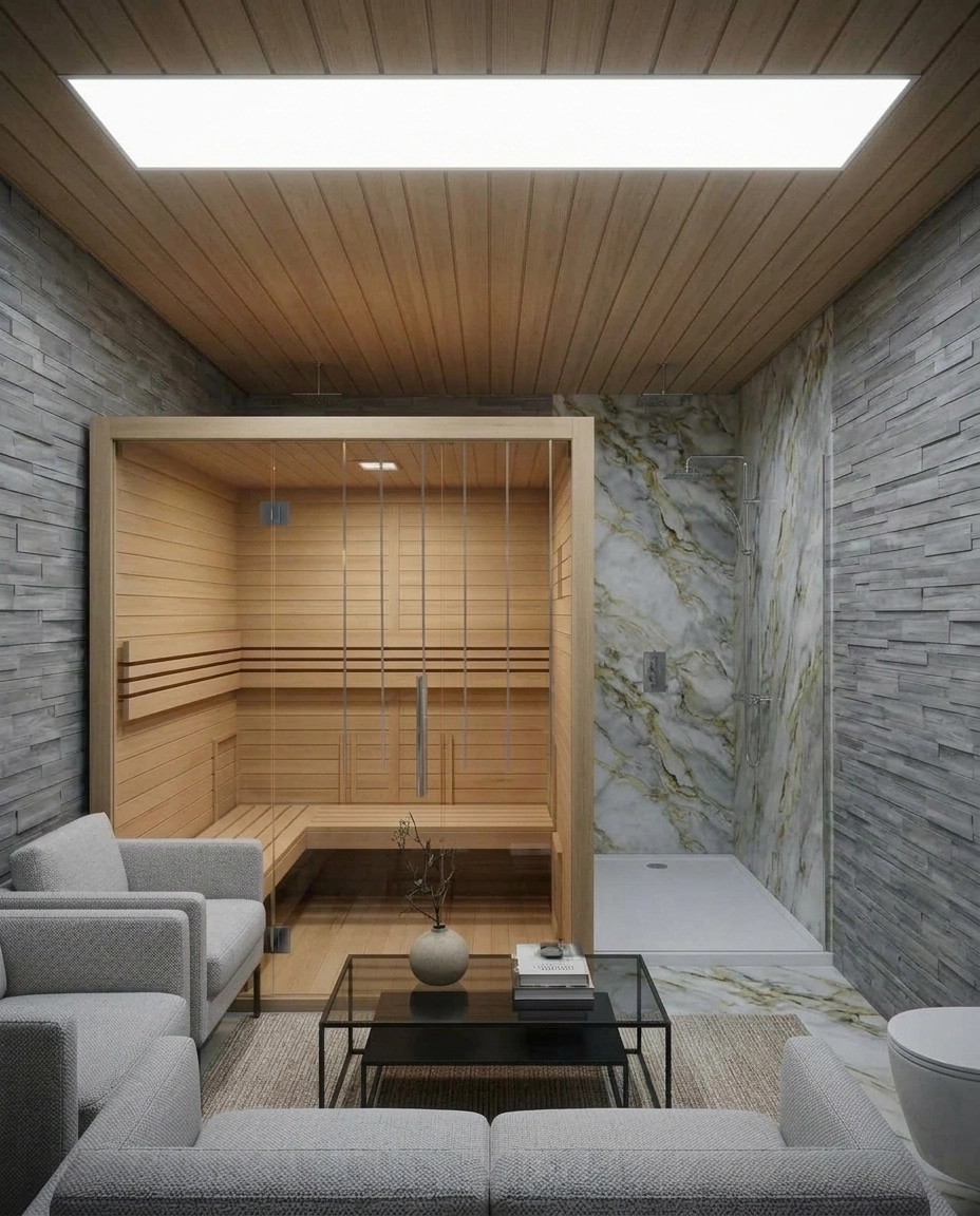 Minimalism Living Room design — interior photo by GenRoom AI