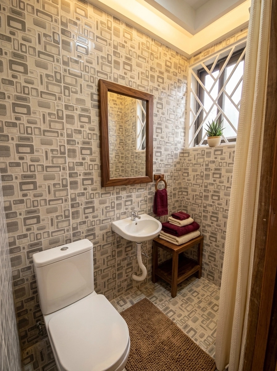 Bathroom interior in no_style style — photo by GenRoom AI