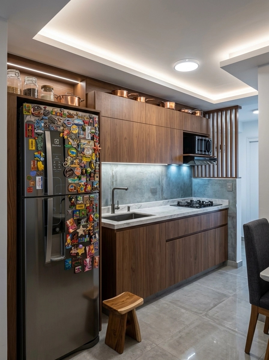 Kitchen interior in Contemporary style — photo by GenRoom AI