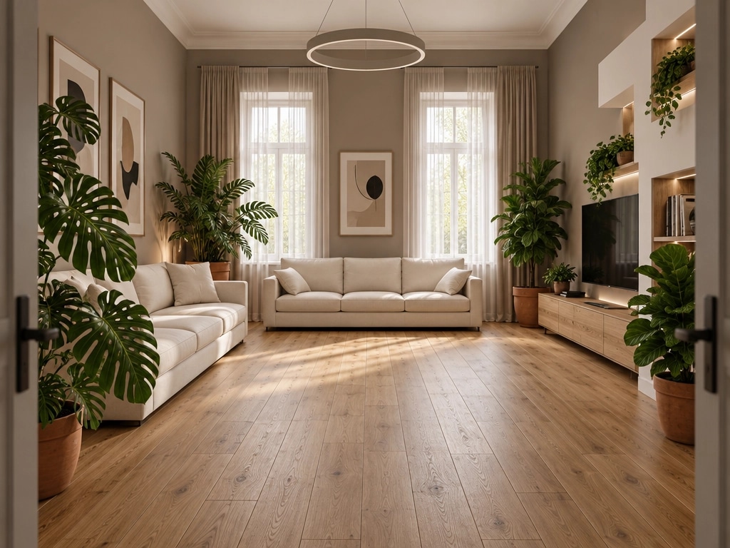 Interior design in Contemporary style — Living Room by GenRoom AI