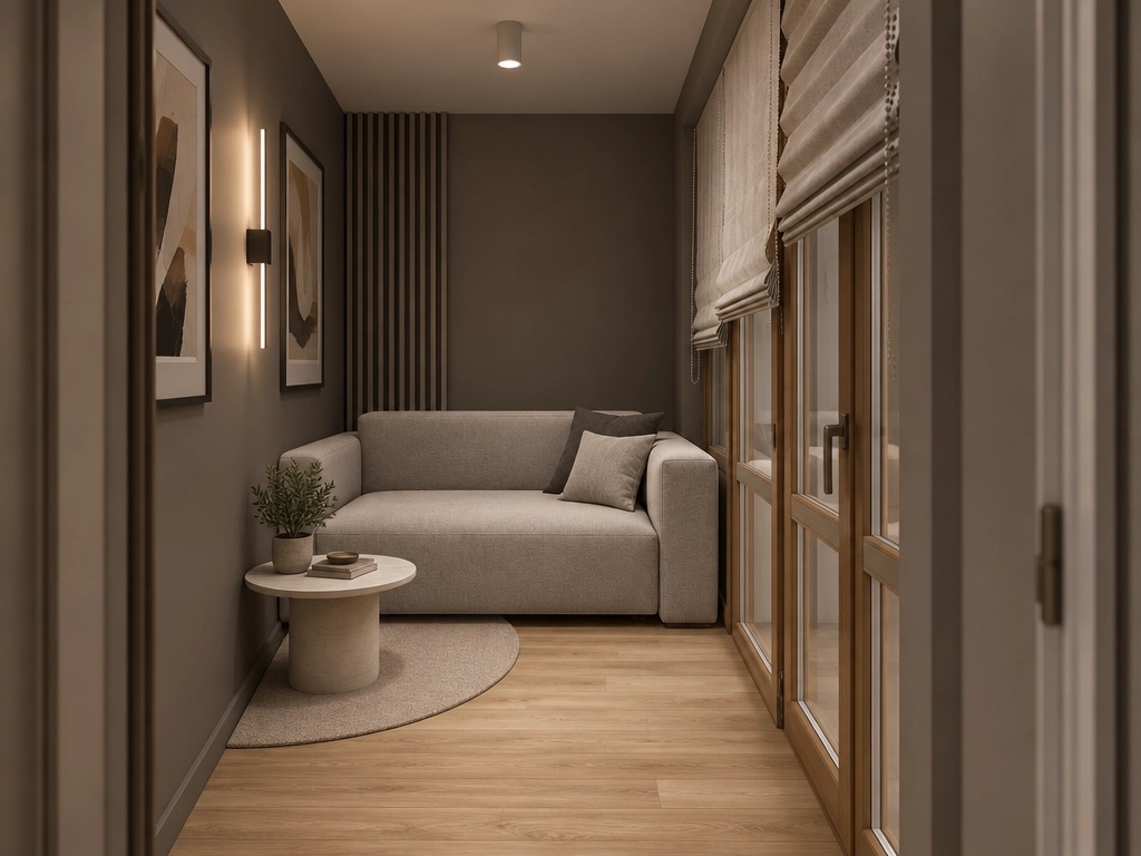 Interior design in Contemporary style — balcony by GenRoom AI