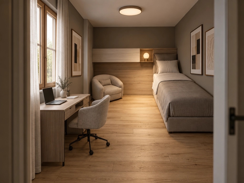 Interior design in Contemporary style — Bedroom by GenRoom AI