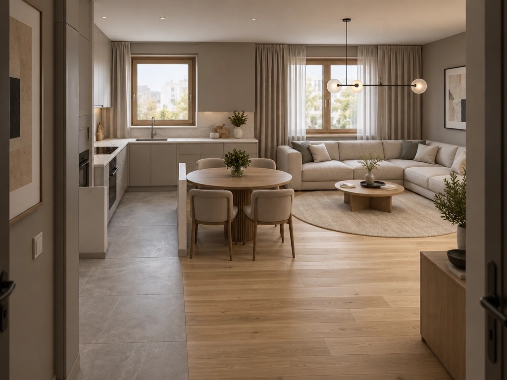 Interior design in Contemporary style — Living Room by GenRoom AI