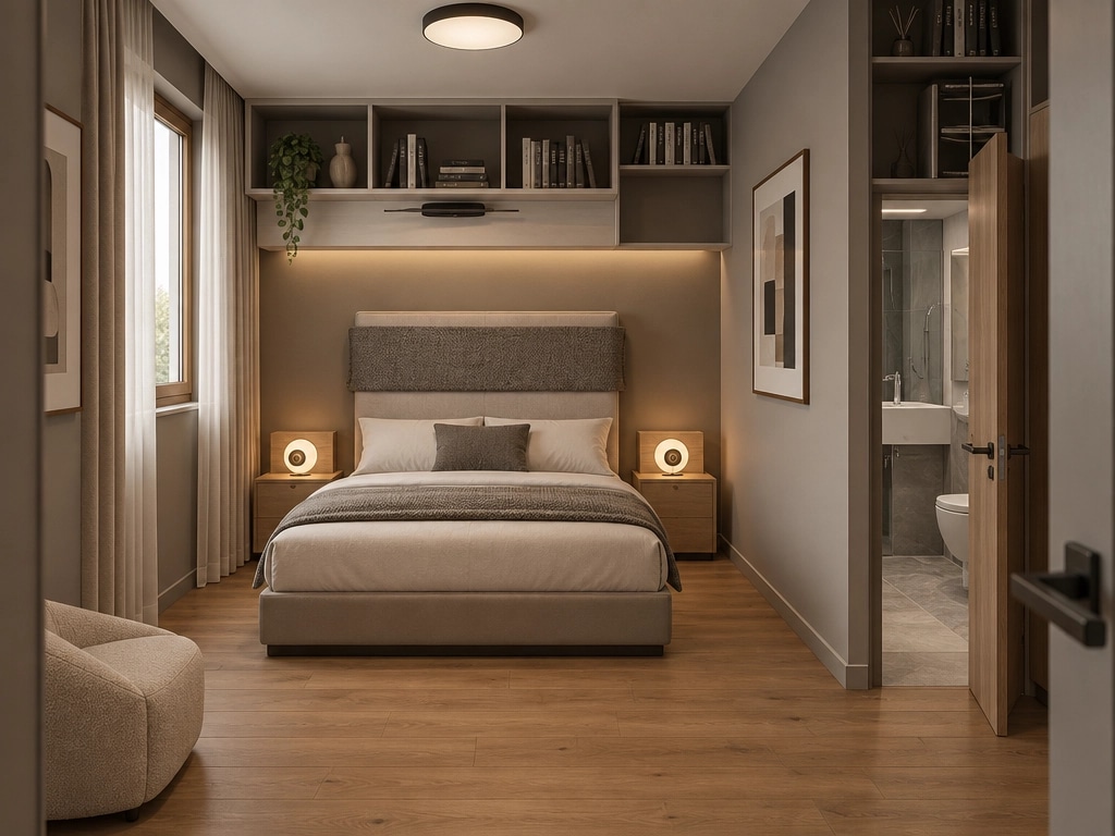 Contemporary Bedroom design — interior photo by GenRoom AI