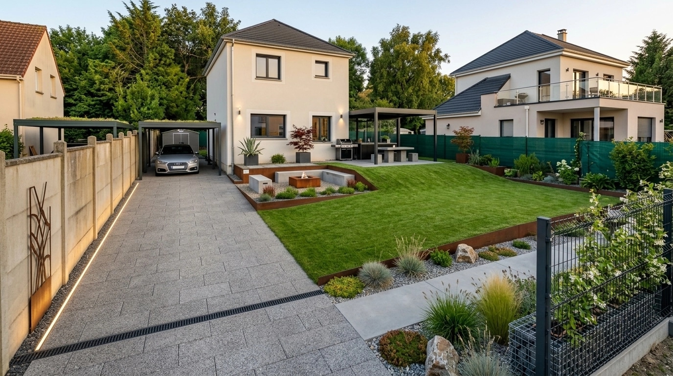 Contemporary Yard Yard design — yard photo by GenRoom AI