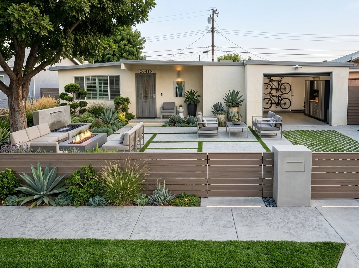 Contemporary Yard Yard design — yard photo by GenRoom AI