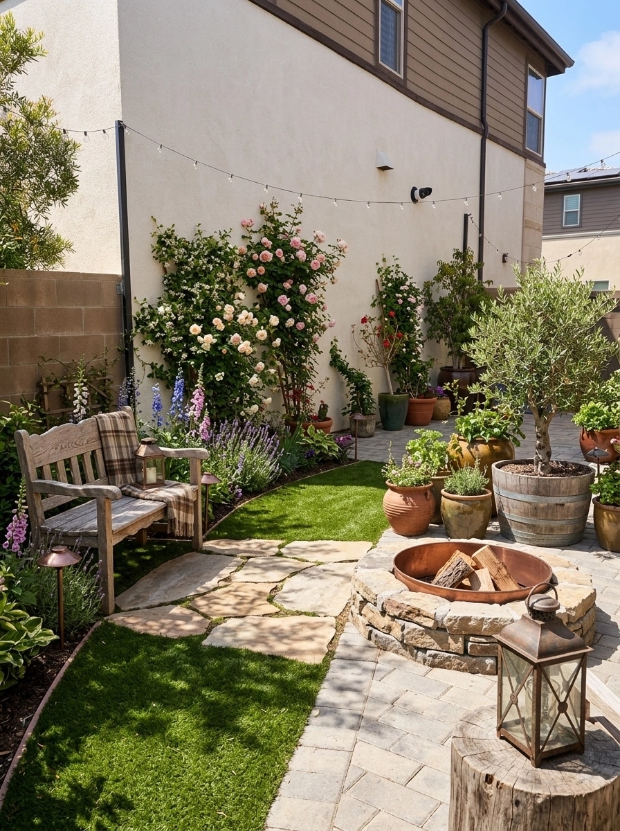 Country Rustic Garden Yard design — yard photo by GenRoom AI
