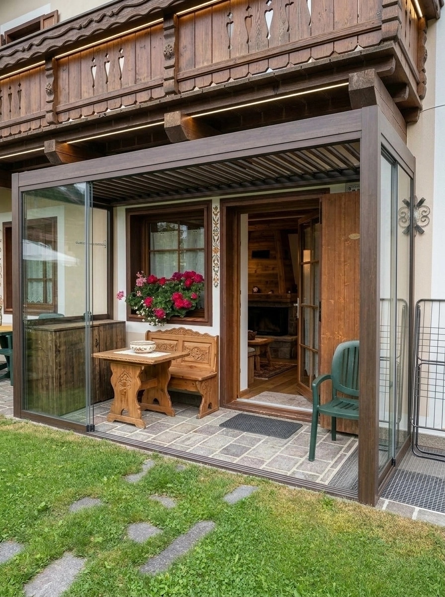 Facade design in Chalet Facade style — photo by GenRoom AI
