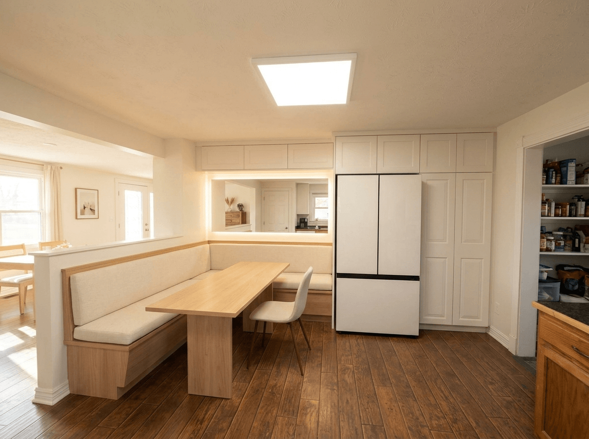 Kitchen interior in no_style style — photo by GenRoom AI