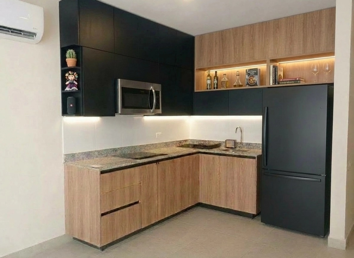 Kitchen interior in no_style style — photo by GenRoom AI
