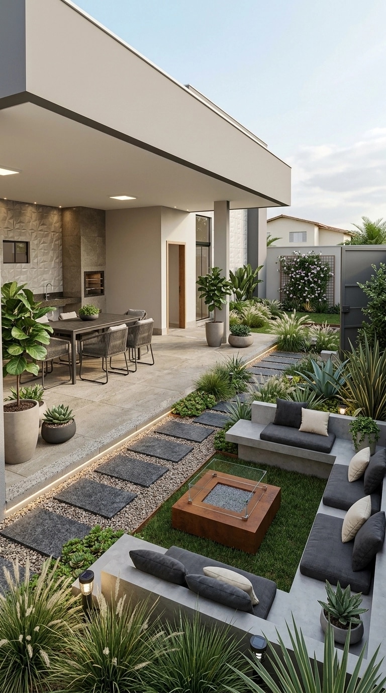 Contemporary Yard Yard design — yard photo by GenRoom AI