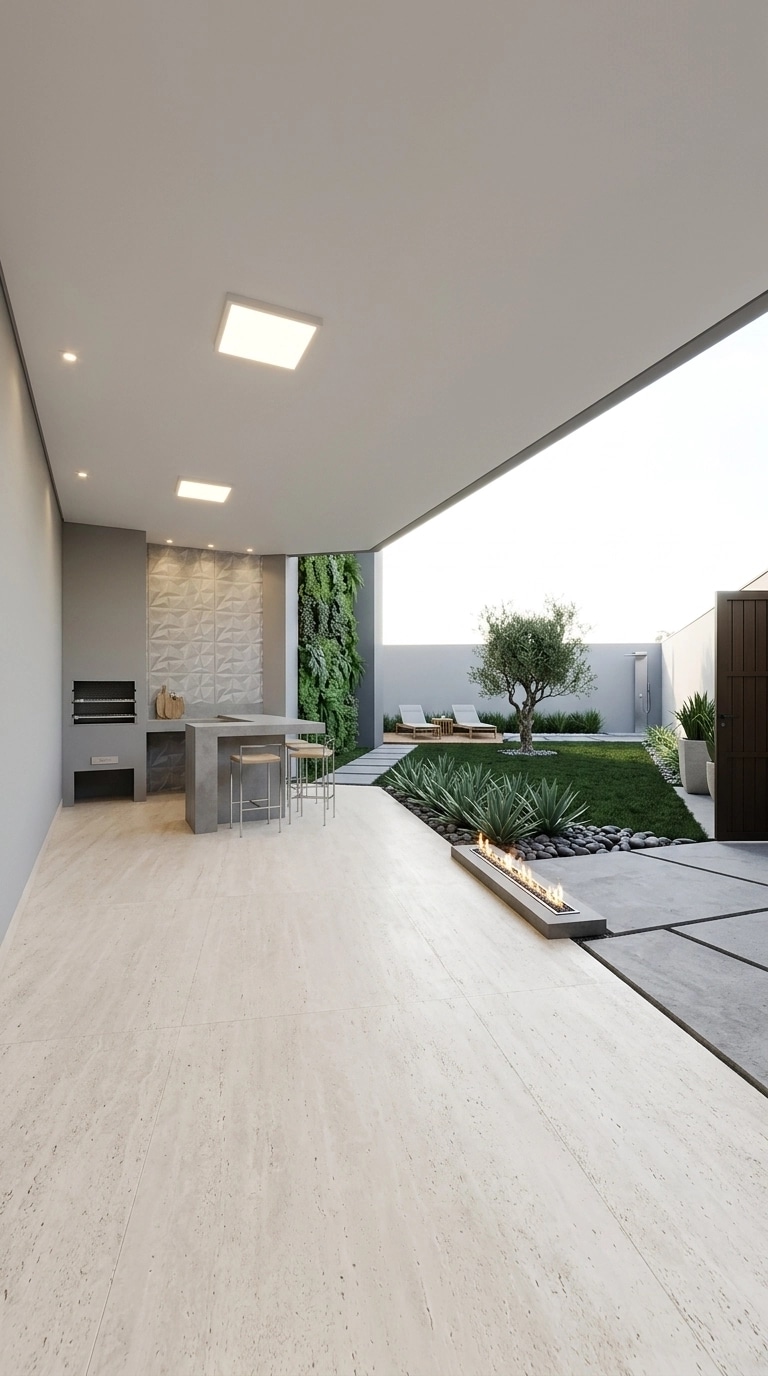 Landscape design in Minimalist Yard style — Yard by GenRoom AI