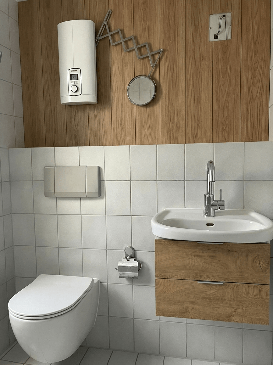 Bathroom interior in no_style style — photo by GenRoom AI