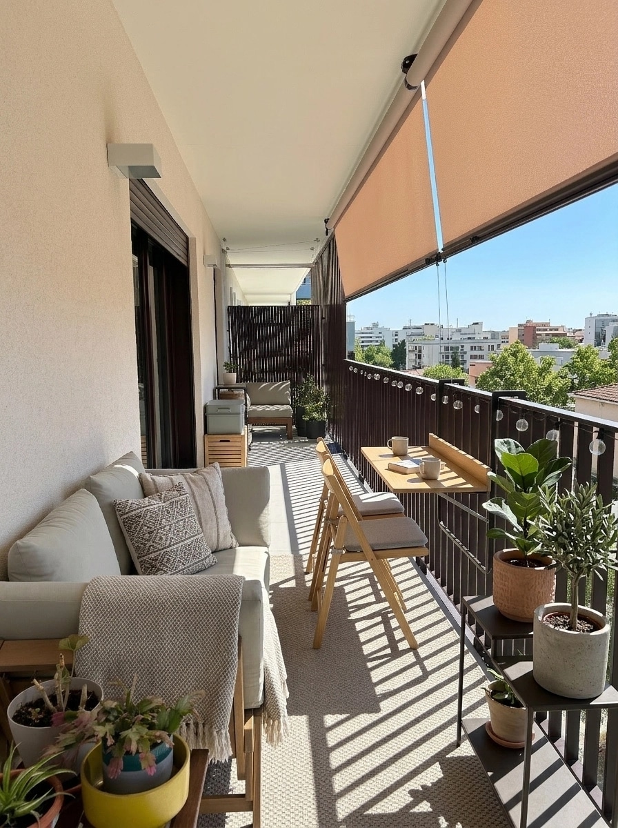 Interior design in Scandinavian style — balcony by GenRoom AI