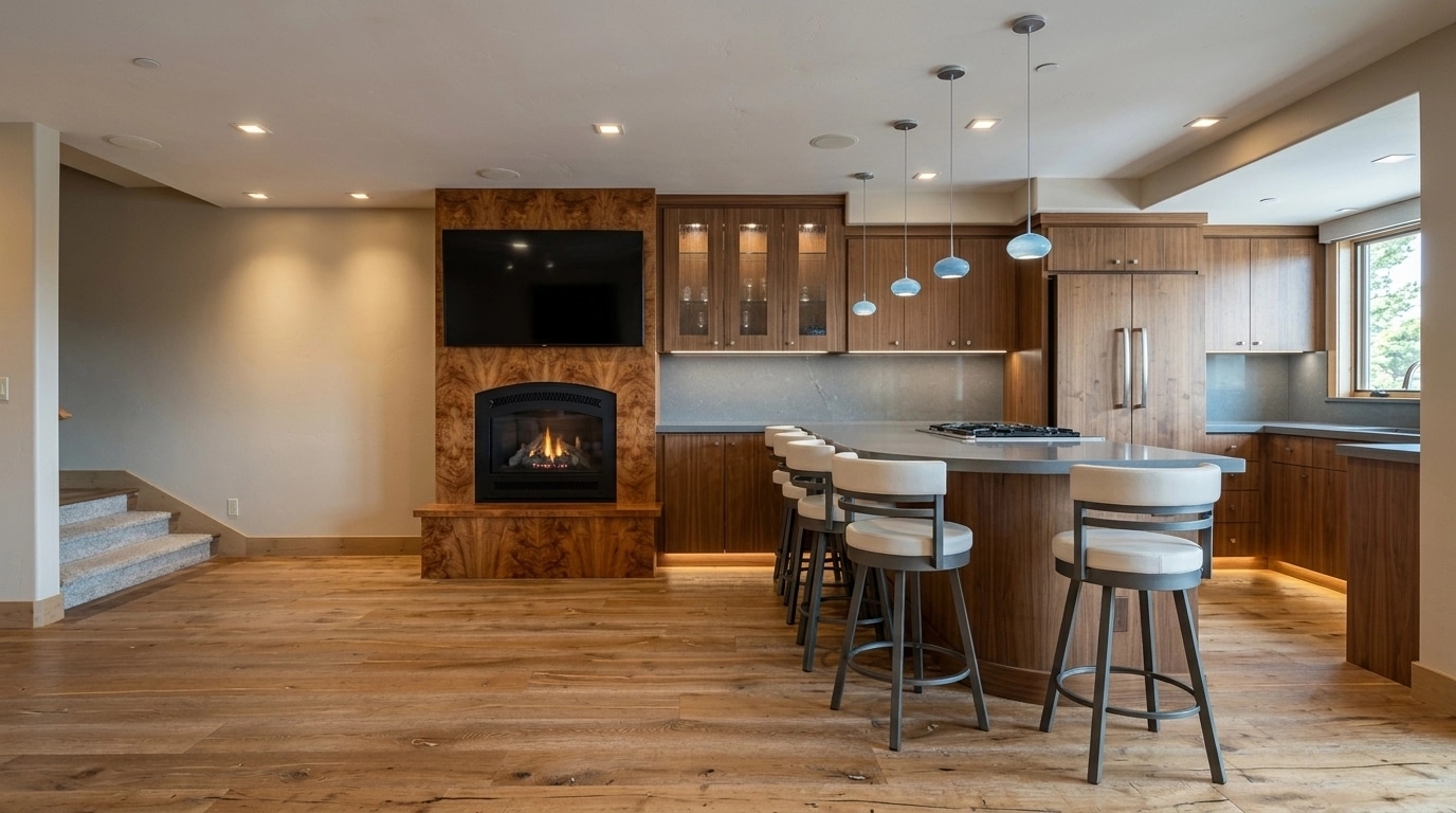 Kitchen interior in Contemporary style — photo by GenRoom AI