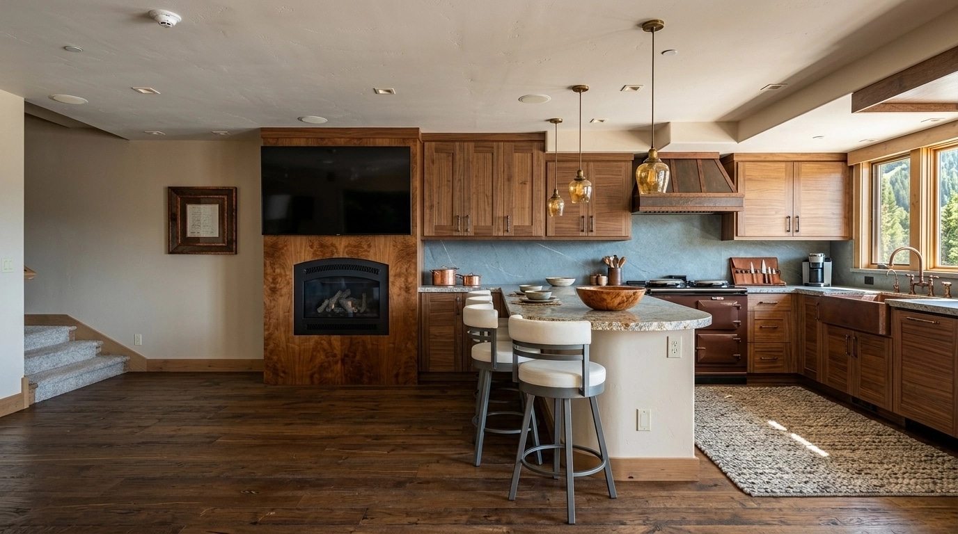 Interior design in Rustic style — Kitchen by GenRoom AI