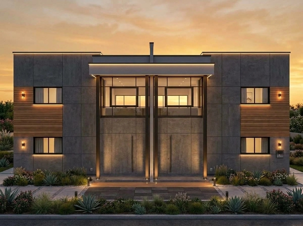 Contemporary Facade Facade design — facade photo by GenRoom AI