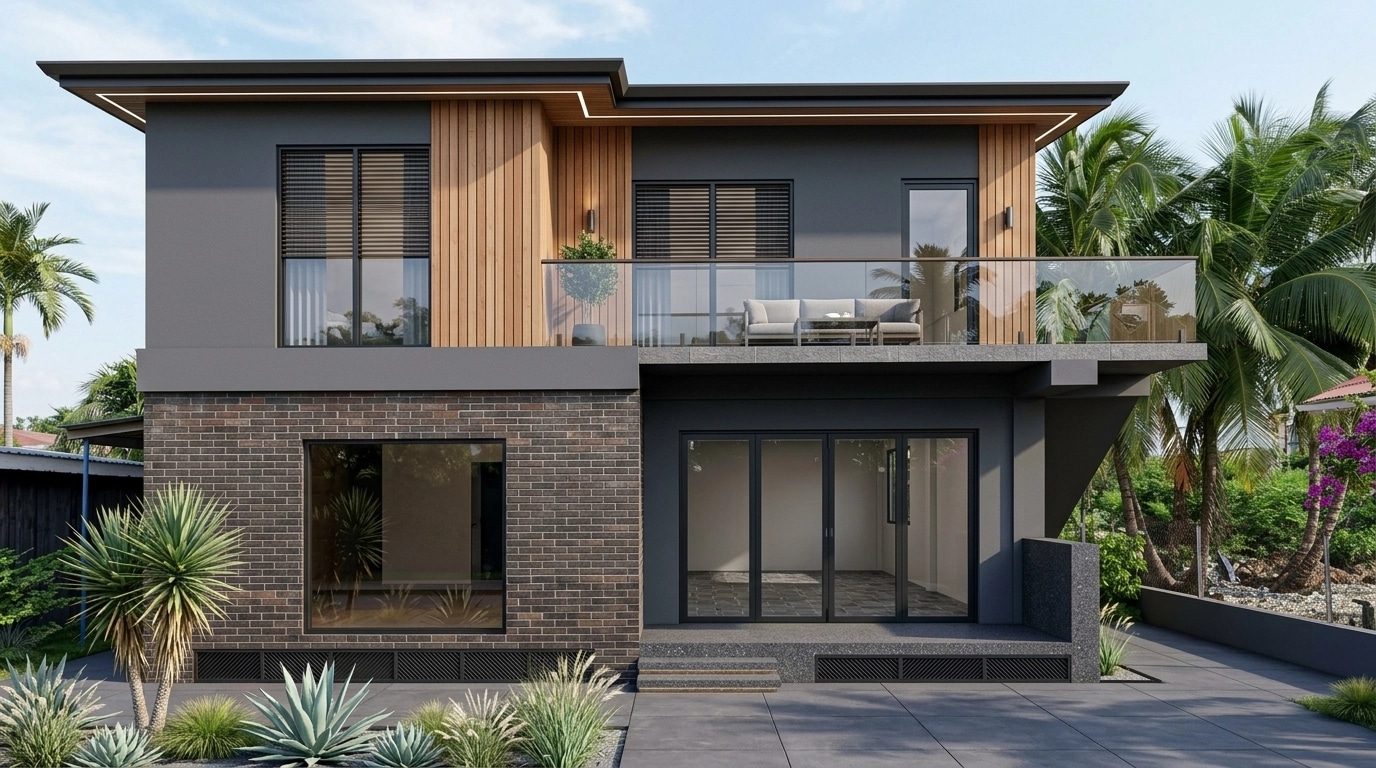 Contemporary Facade Facade design — facade photo by GenRoom AI