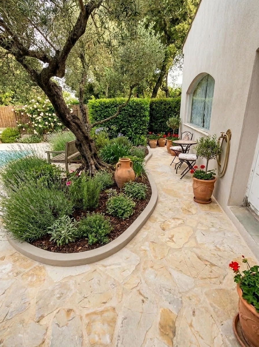Design paisagístico em estilo Provence Garden — Jardim por GenRoom AI