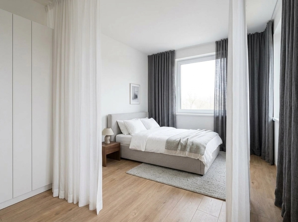 Minimalism Bedroom design — interior photo by GenRoom AI