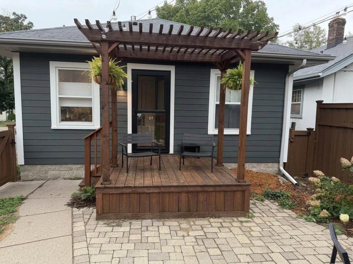 Yard design in no_style style — photo by GenRoom AI