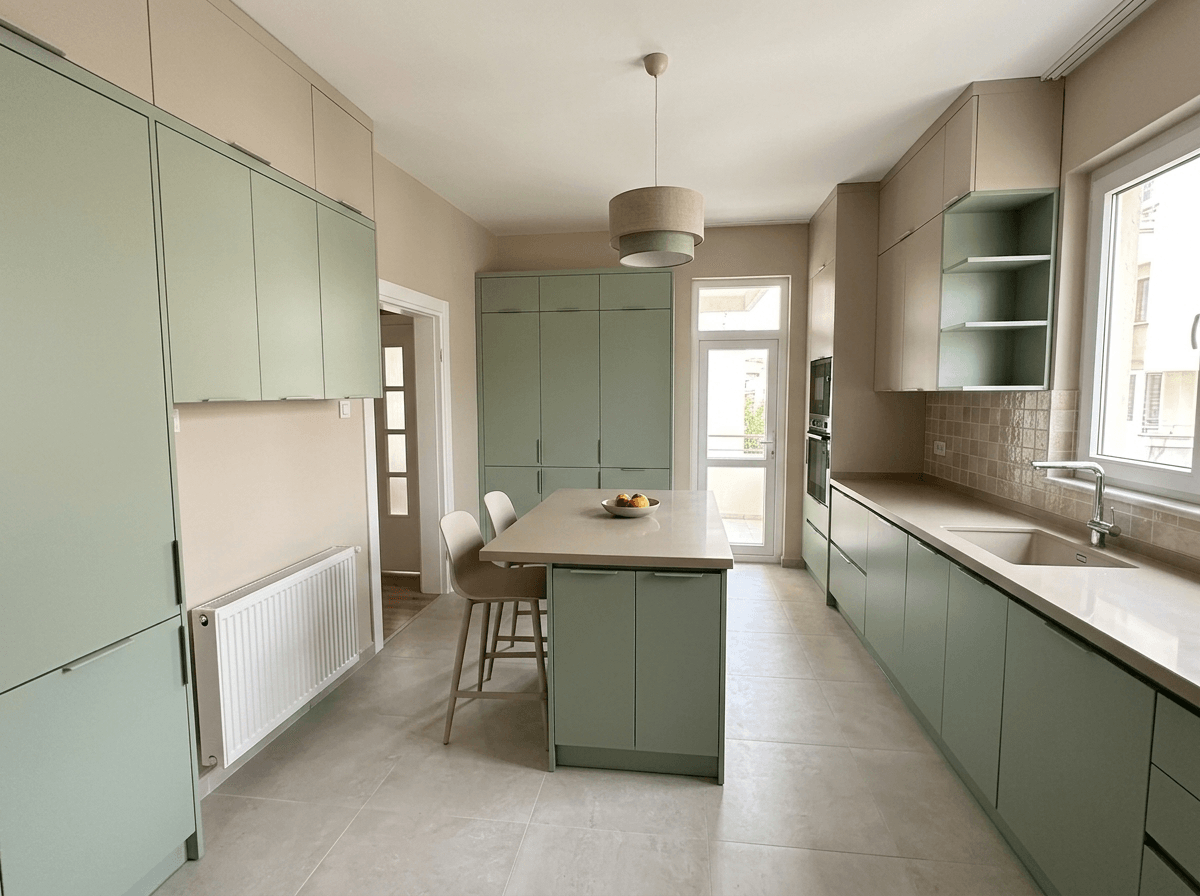 Kitchen interior in no_style style — photo by GenRoom AI