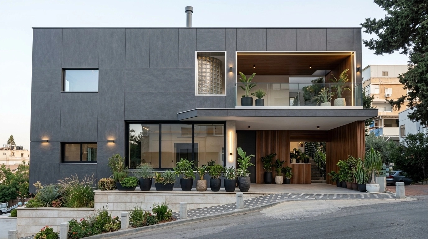 Contemporary Facade Facade design — facade photo by GenRoom AI