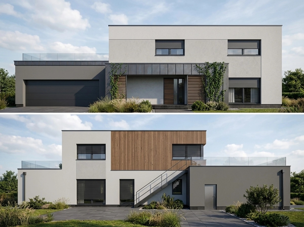 Contemporary Facade Facade design — facade photo by GenRoom AI