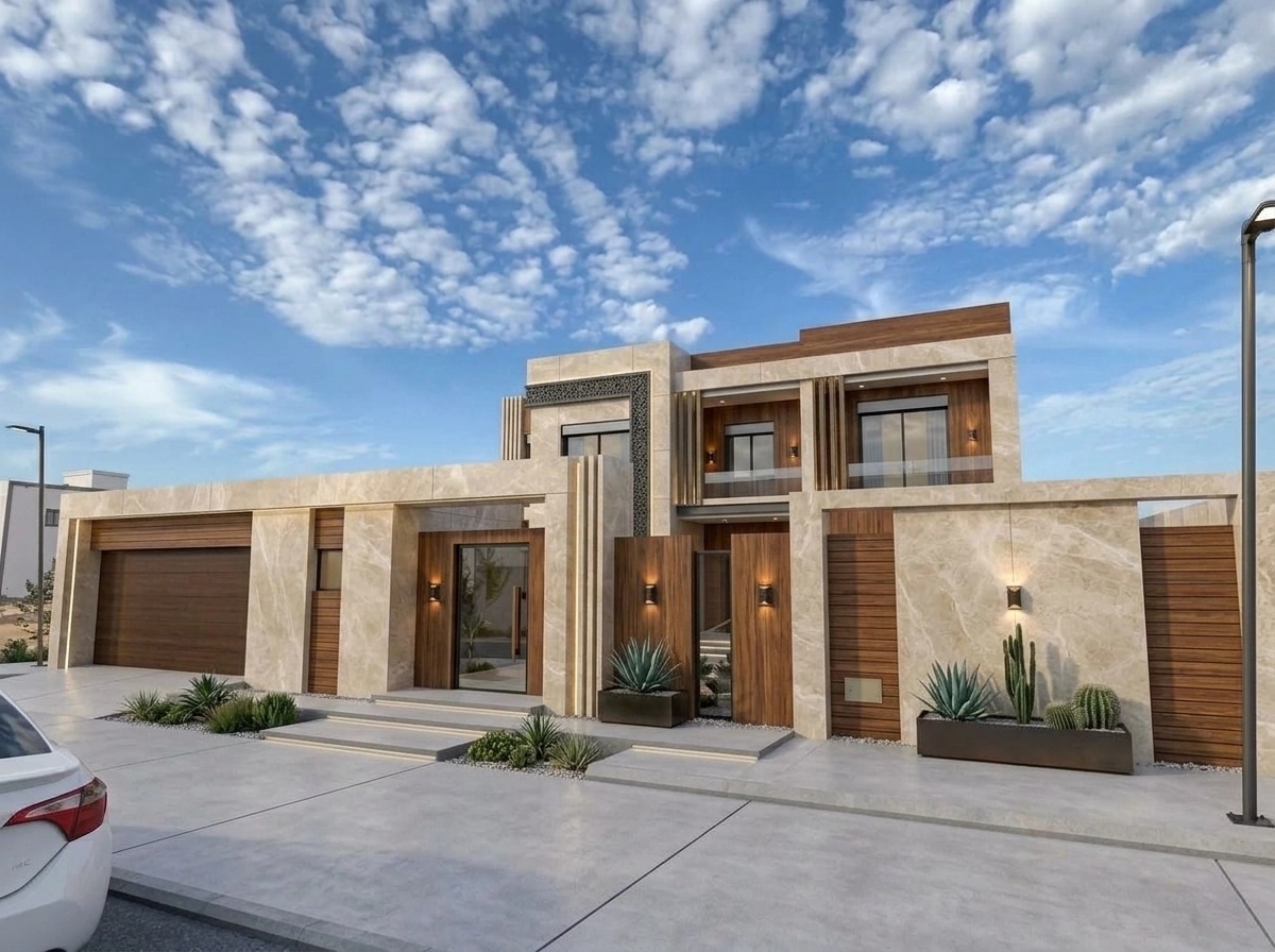 Contemporary Facade Facade design — facade photo by GenRoom AI