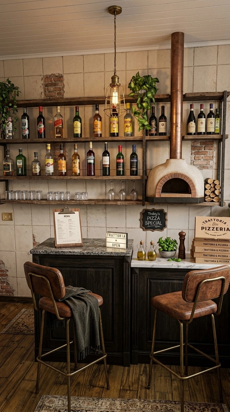 Interior design in Rustic style — restaurant by GenRoom AI