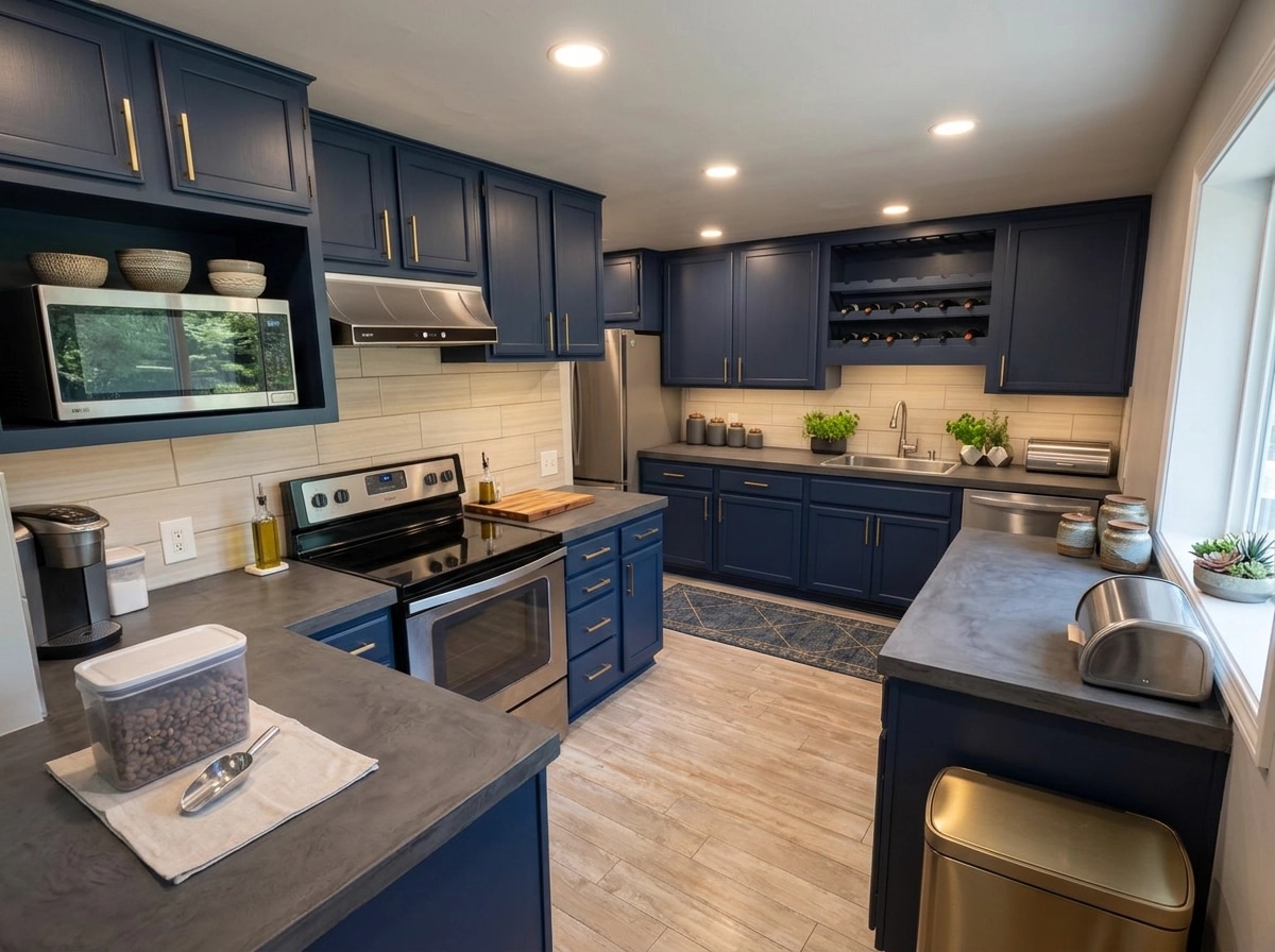 Kitchen interior in Contemporary style — photo by GenRoom AI