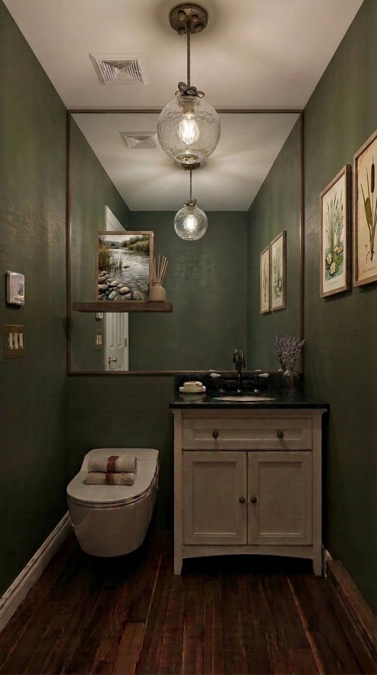 Interior design in Coastal / Hamptons style — Bathroom by GenRoom AI