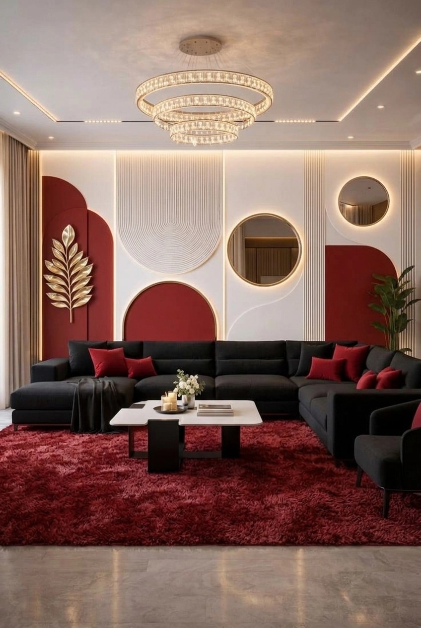 Minimalism Living Room design — interior photo by GenRoom AI