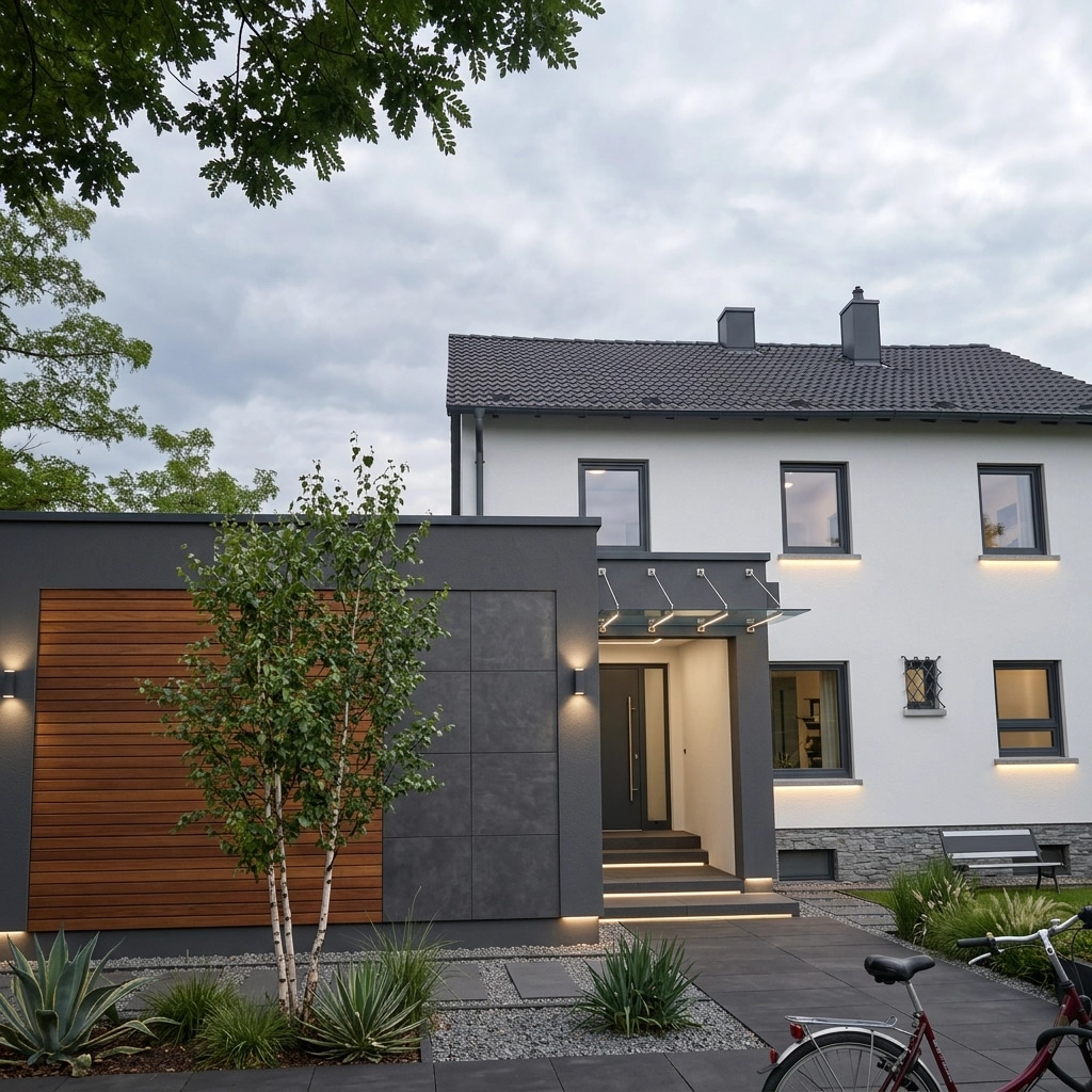 Contemporary Facade Facade design — facade photo by GenRoom AI