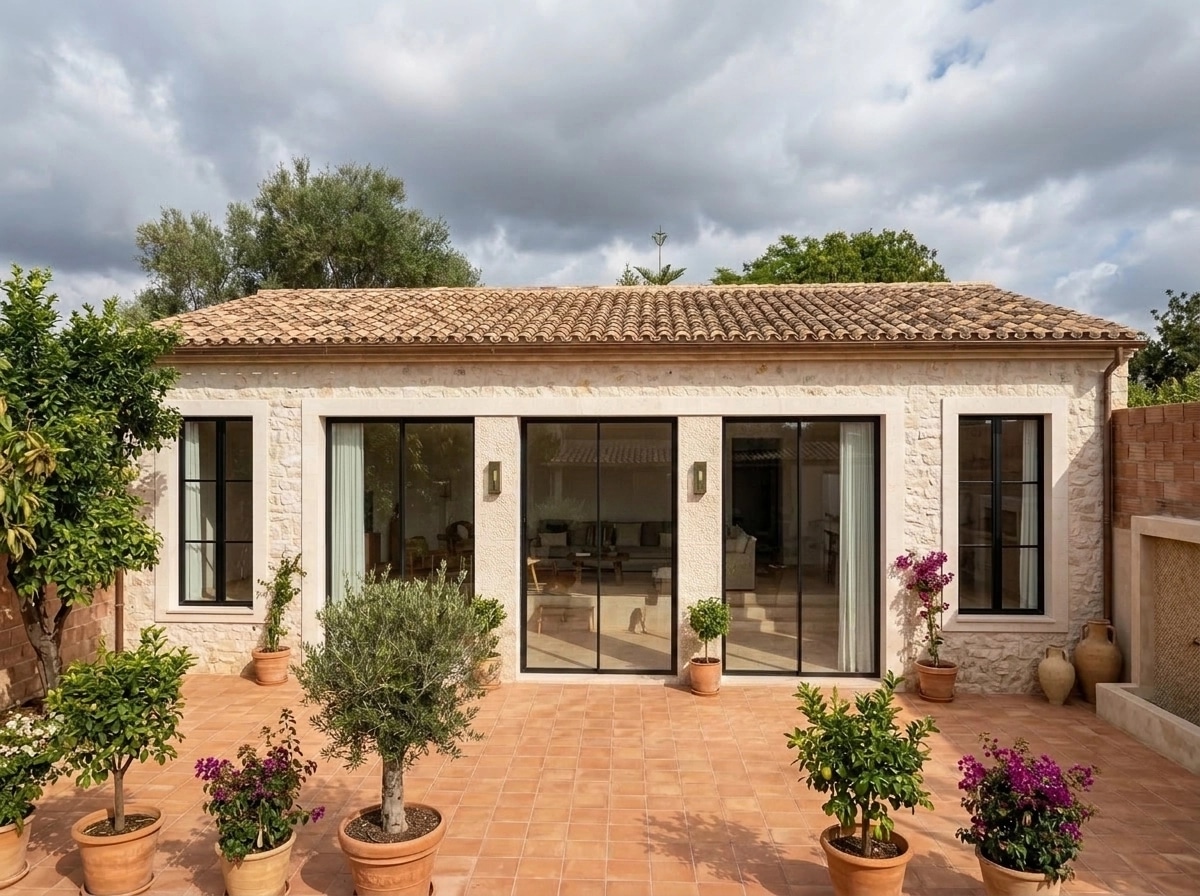 Facade design in Mediterranean Facade style — Facade by GenRoom AI