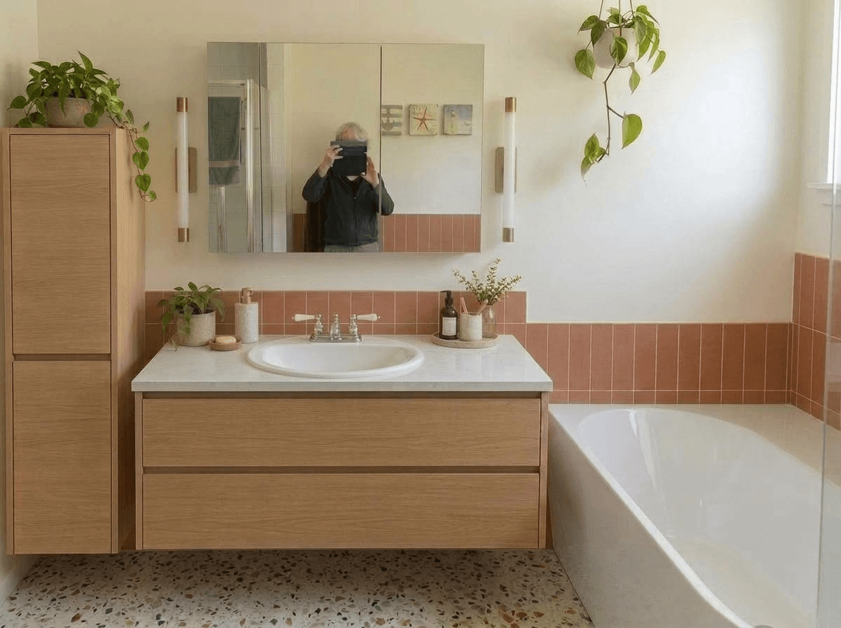 Bathroom interior in no_style style — photo by GenRoom AI