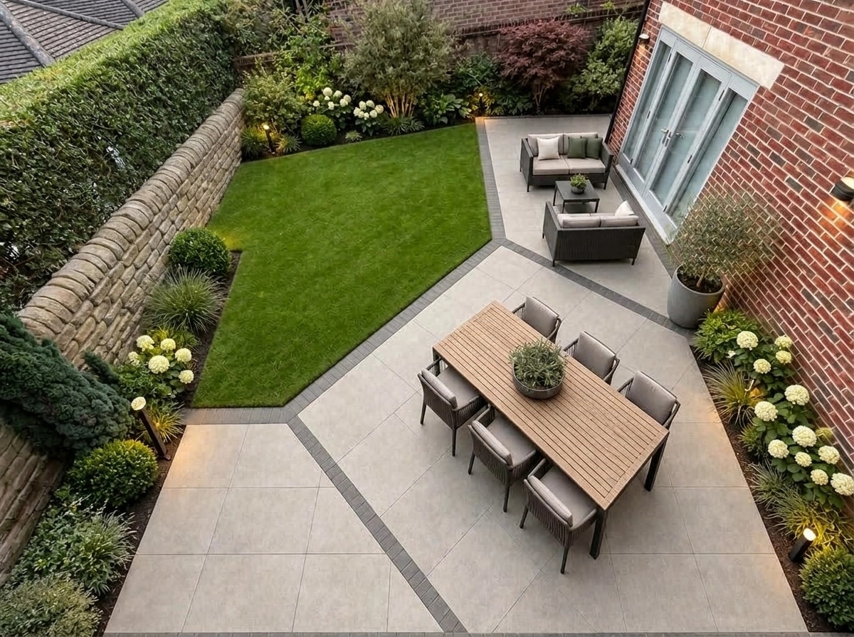 Landscape design in Minimalist Yard style — Yard by GenRoom AI