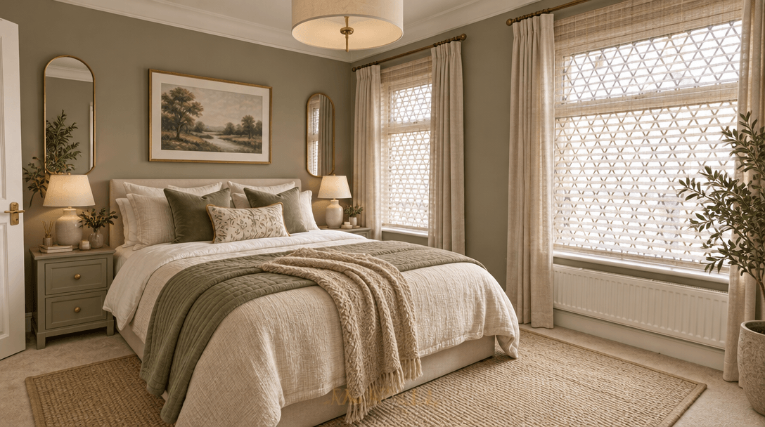 British Bedroom design — interior photo by GenRoom AI