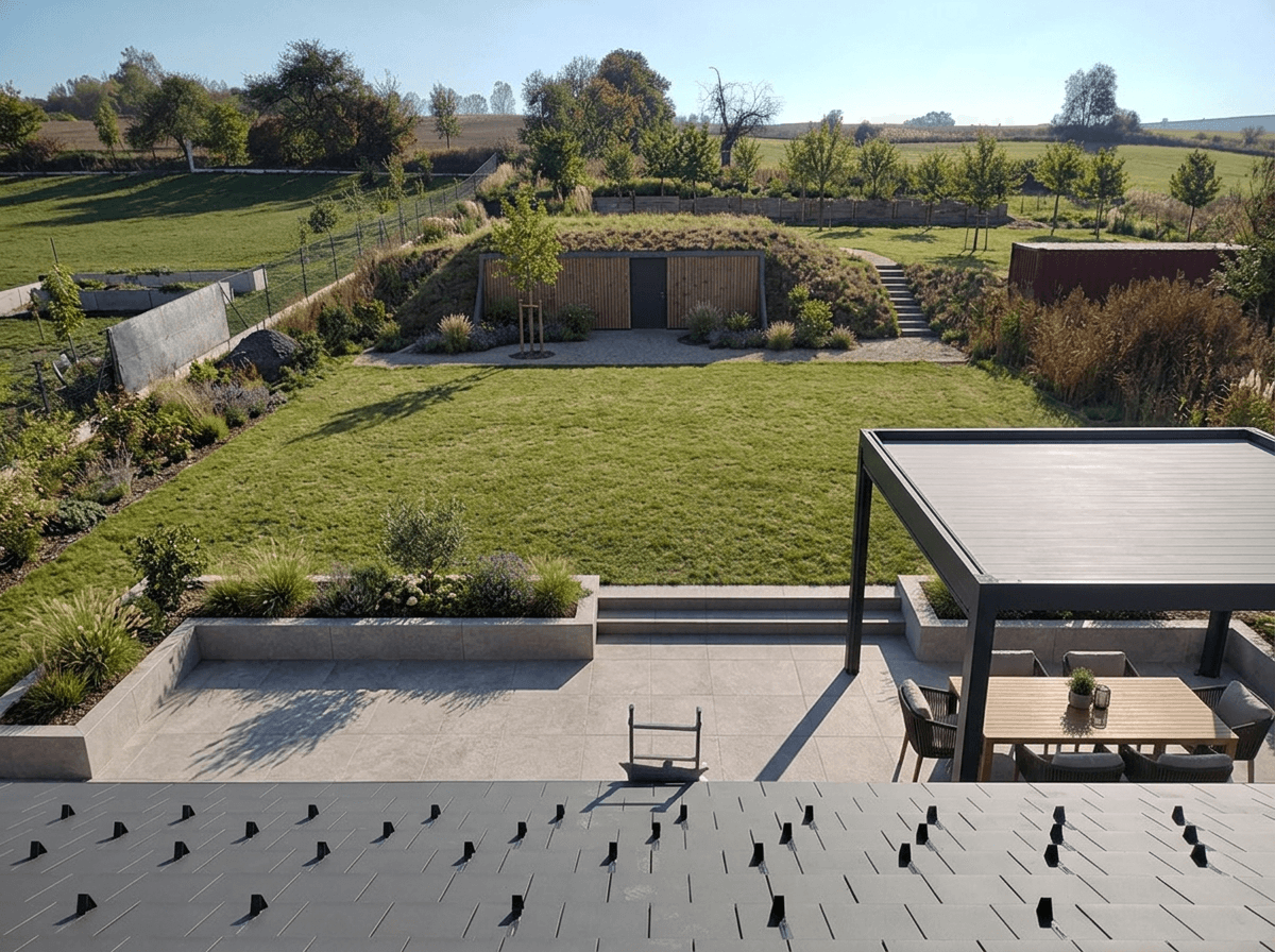 Landscape design in Minimalist Yard style — Yard by GenRoom AI