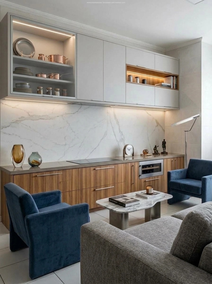 Interior design in Contemporary style — Living Room by GenRoom AI