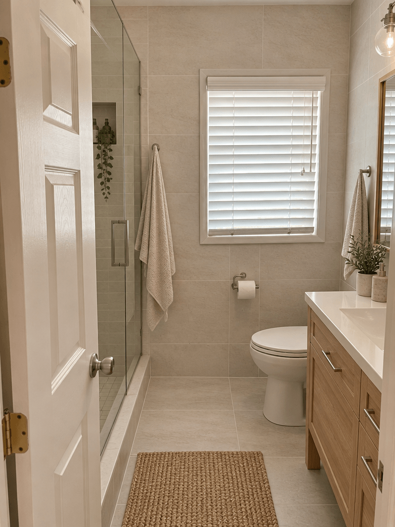 Interior design in Scandinavian style — Bathroom by GenRoom AI
