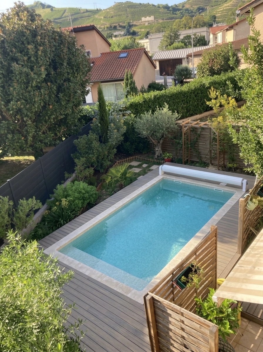 Yard design in no_style style — photo by GenRoom AI