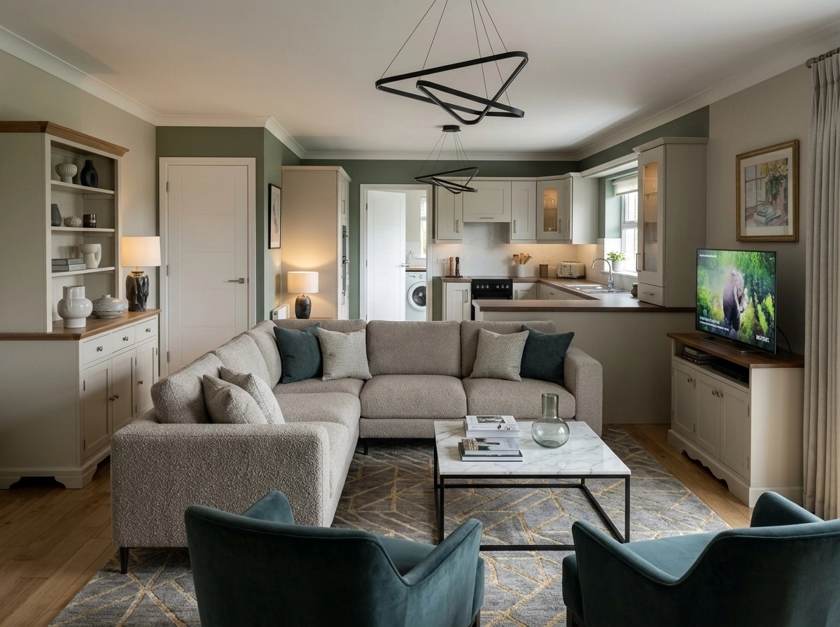 Interior design in Contemporary style — Living Room by GenRoom AI