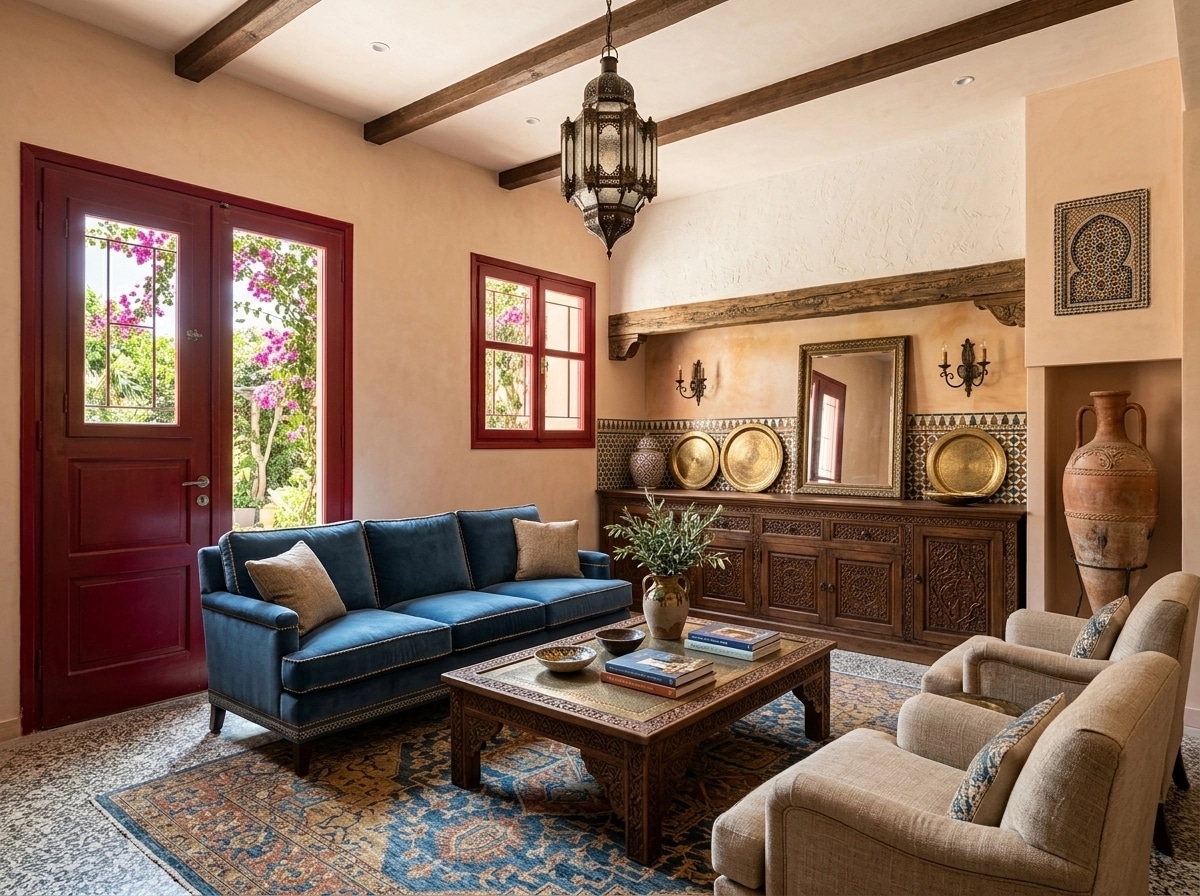 Interior design in Mediterranean style — Living Room by GenRoom AI