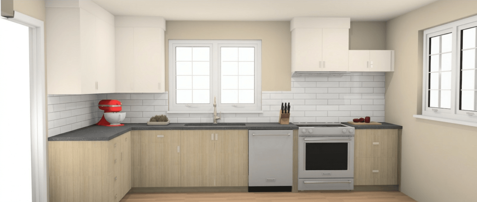 Contemporary Kitchen design — interior photo by GenRoom AI