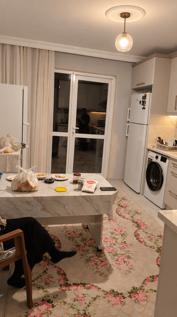 Kitchen interior in no_style style — photo by GenRoom AI